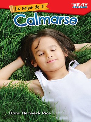 cover image of Lo mejor de ti: Calmarse
